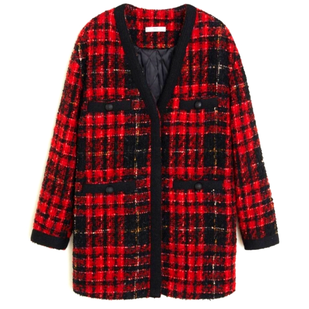 MANGO Pocket Tweed Jacket - XS brand New with Tags